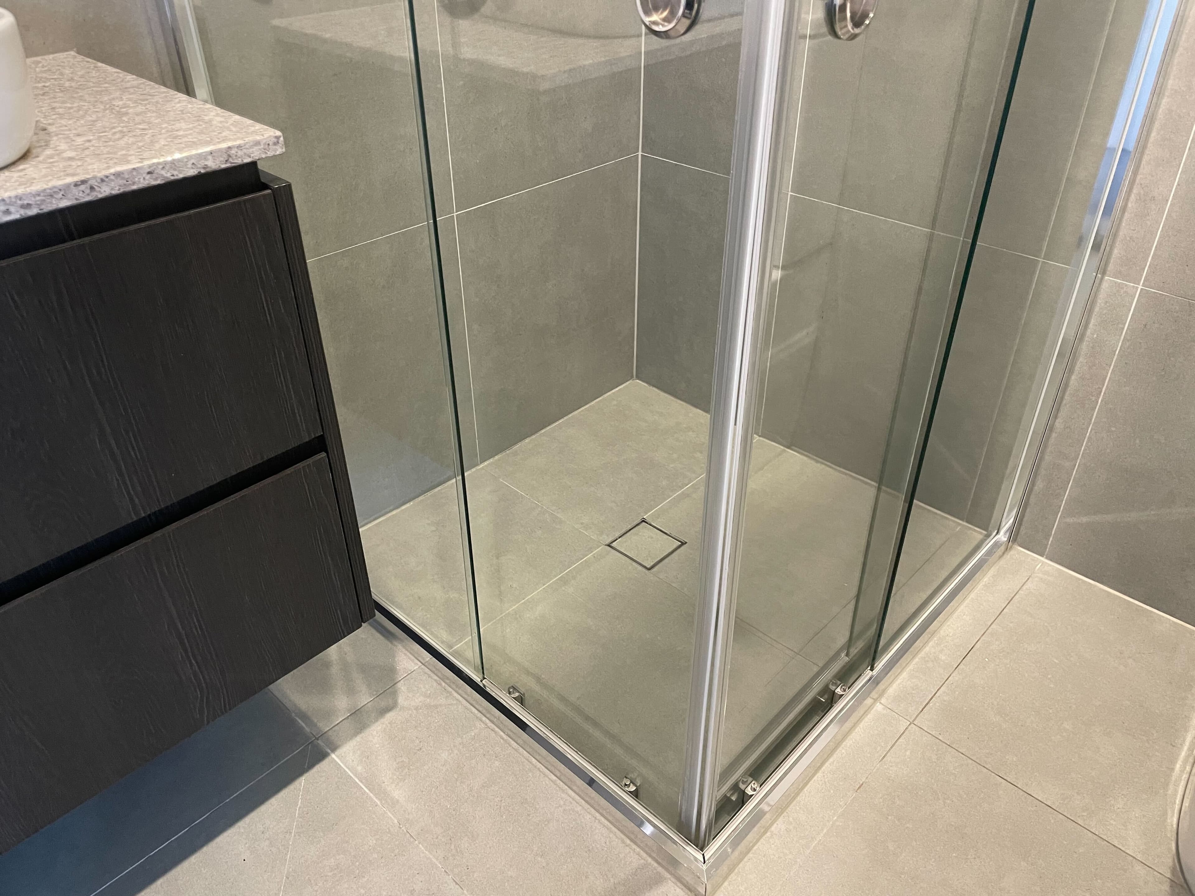 Pristine bathroom after professional cleaning